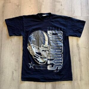 Vintage Dallas Cowboys helmet tee nfl football y2k sportswear